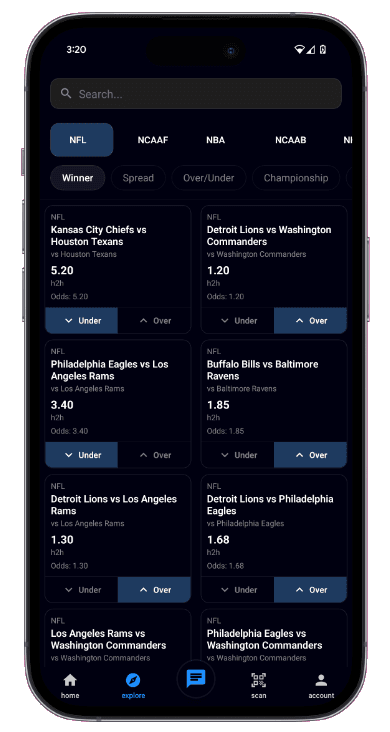 App home interface