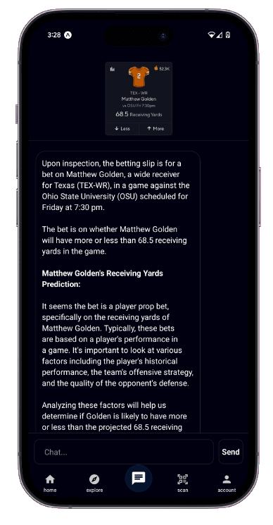App feed interface